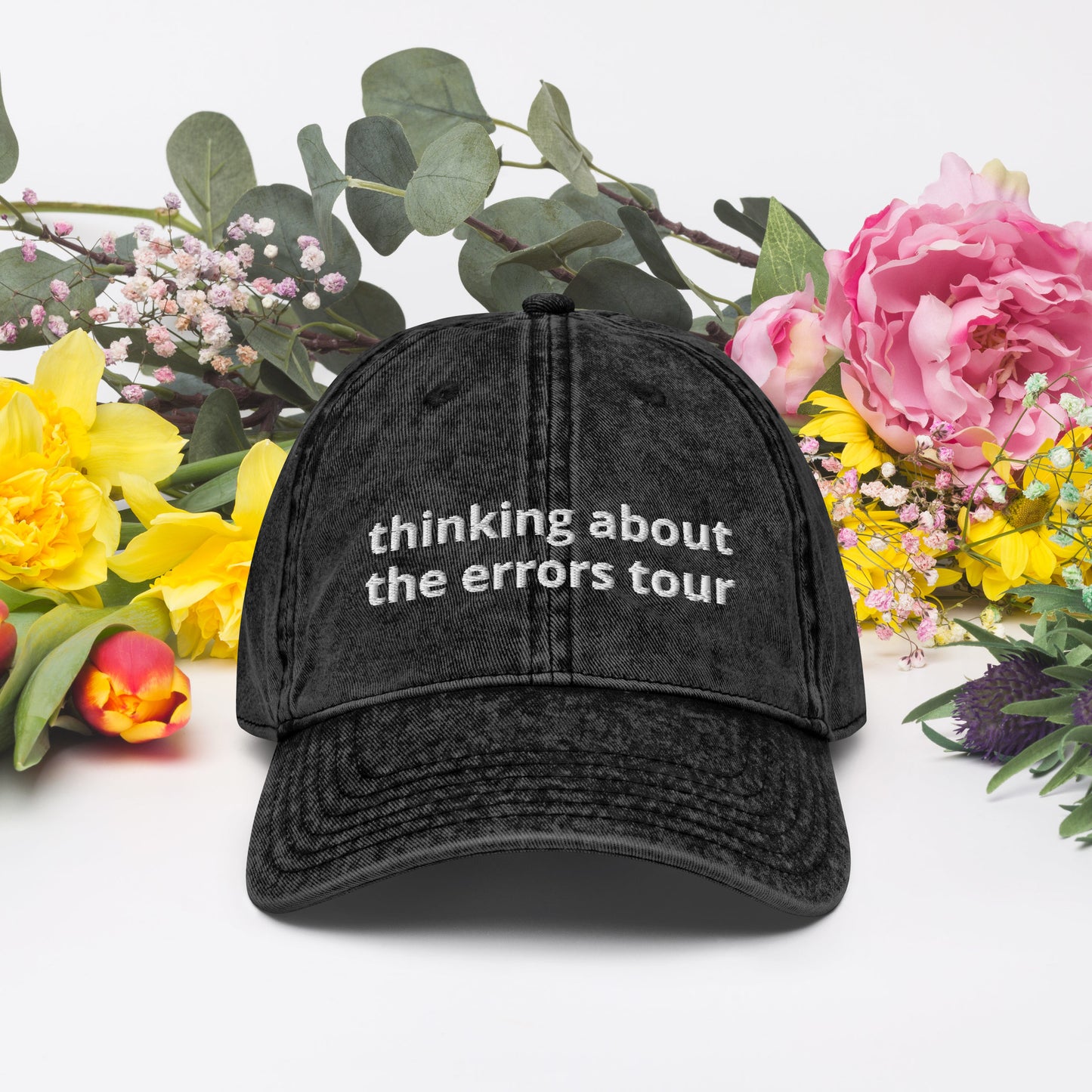Thinking About The Errors Tour Vintage Cotton Twill Cap