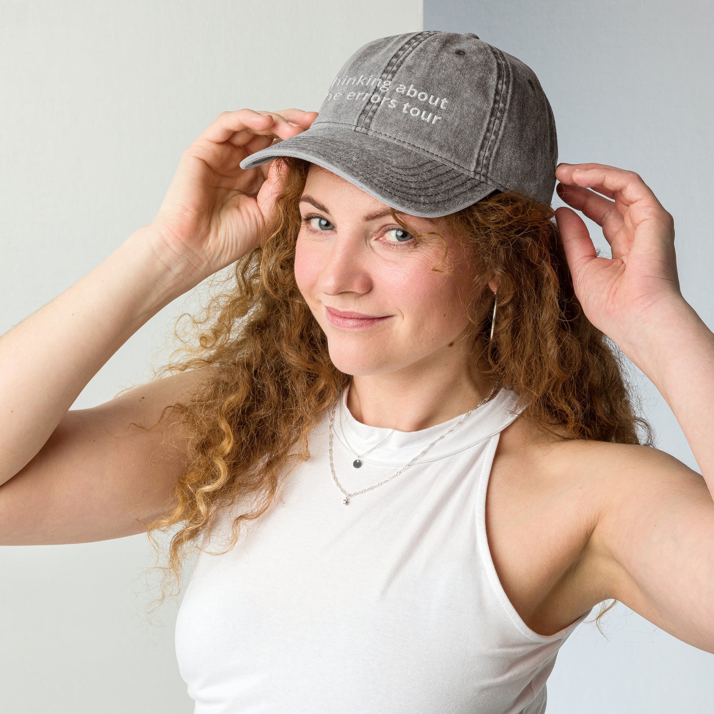 Thinking About The Errors Tour Vintage Cotton Twill Cap