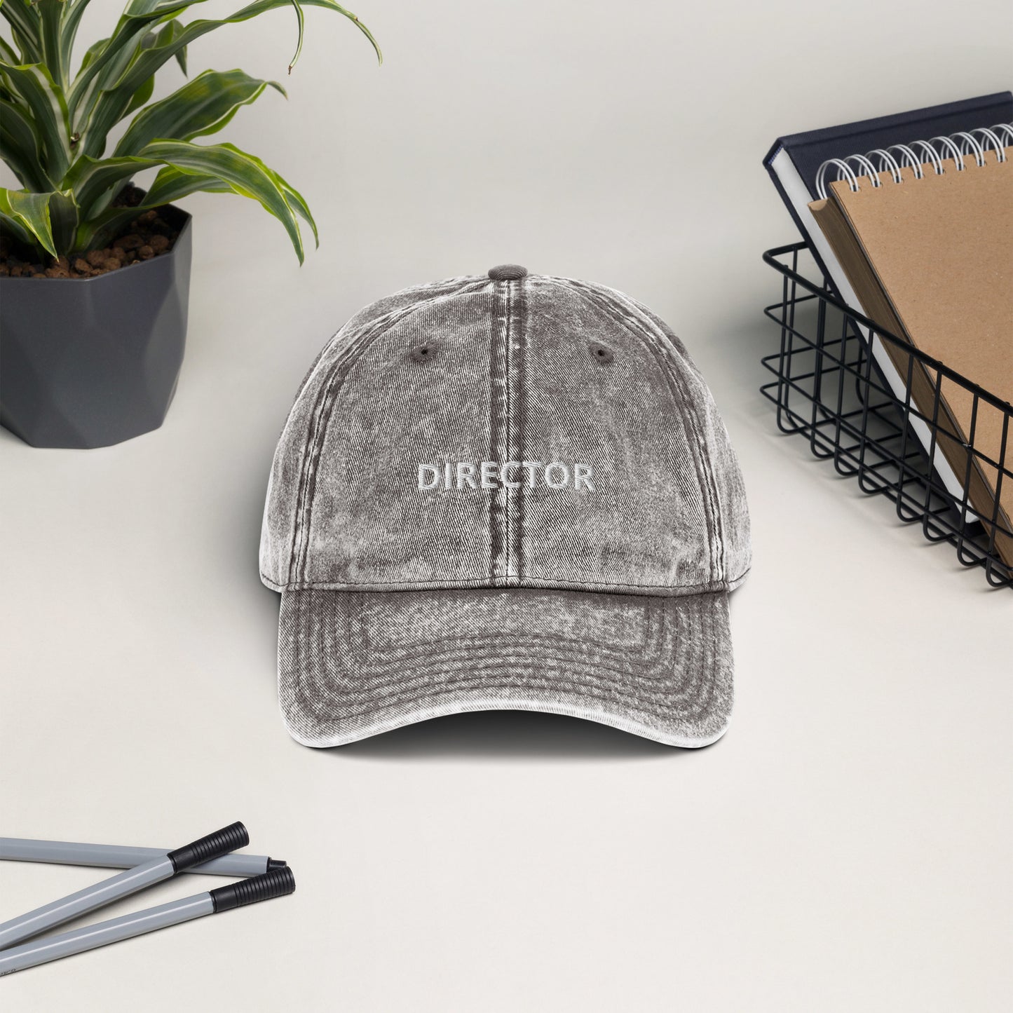 Director Vintage Cotton Twill Cap