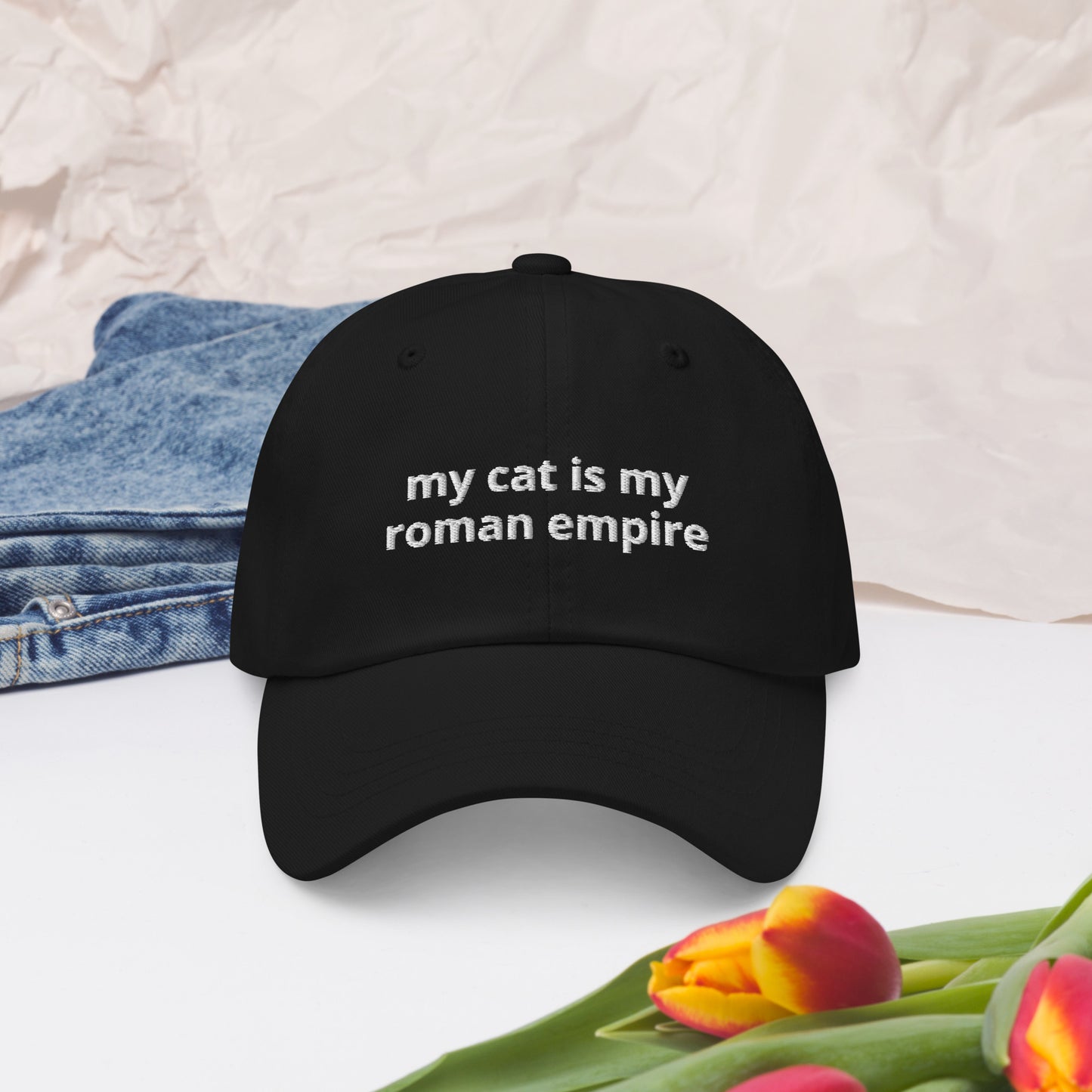 My Cat Is My Roman Empire Baseball Cap