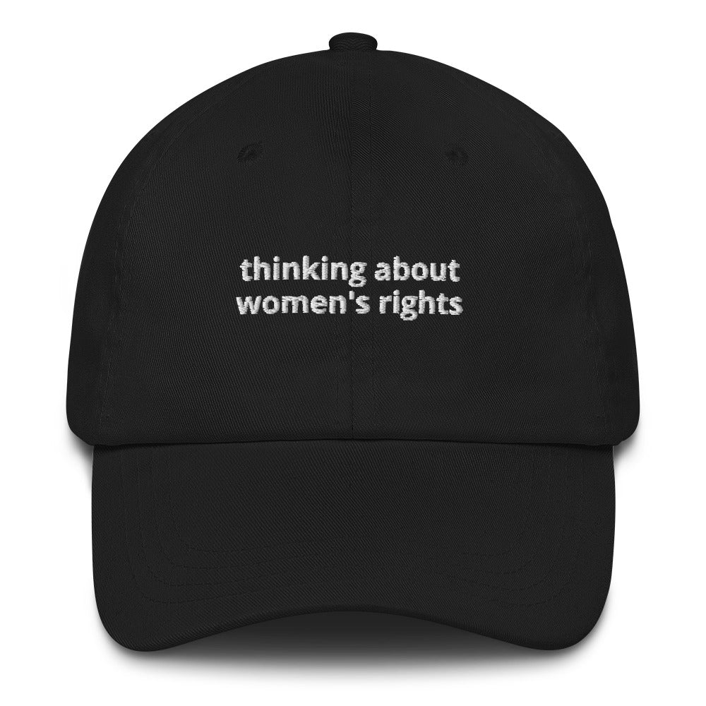 Thinking About Women's Rights Baseball Cap