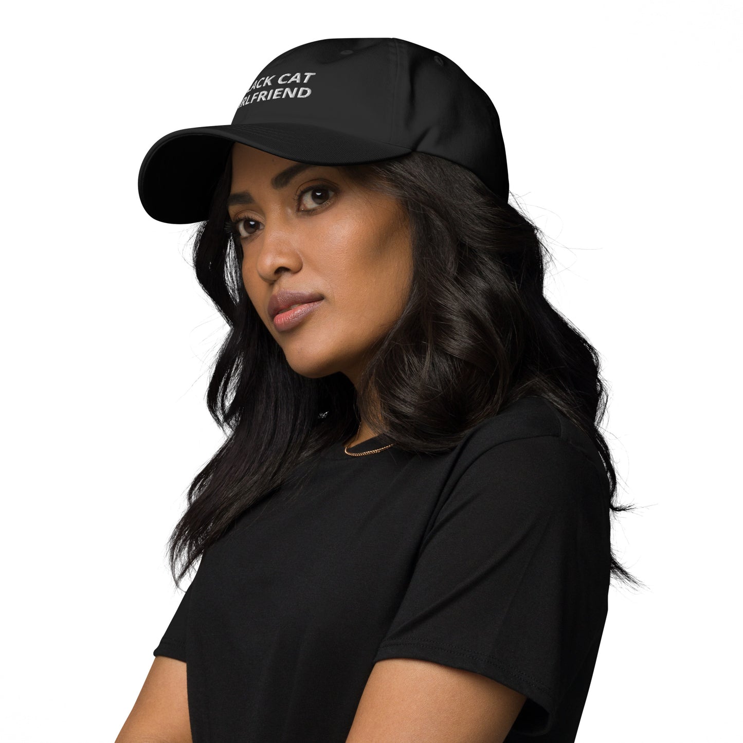 Black Cat Girlfriend Baseball Cap