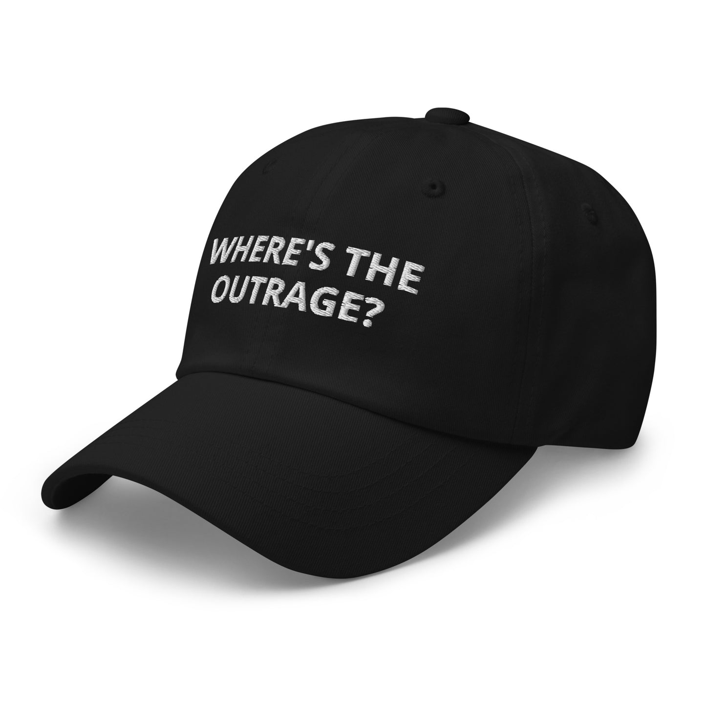 Where's The Outrage Baseball Cap