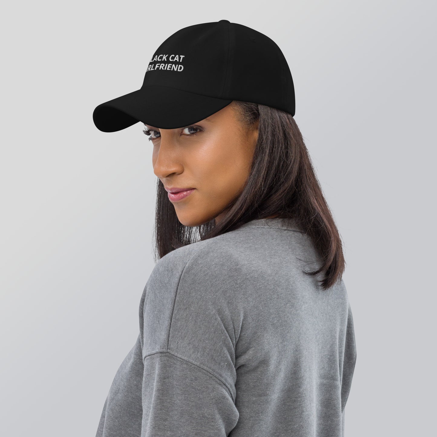 Black Cat Girlfriend Baseball Cap