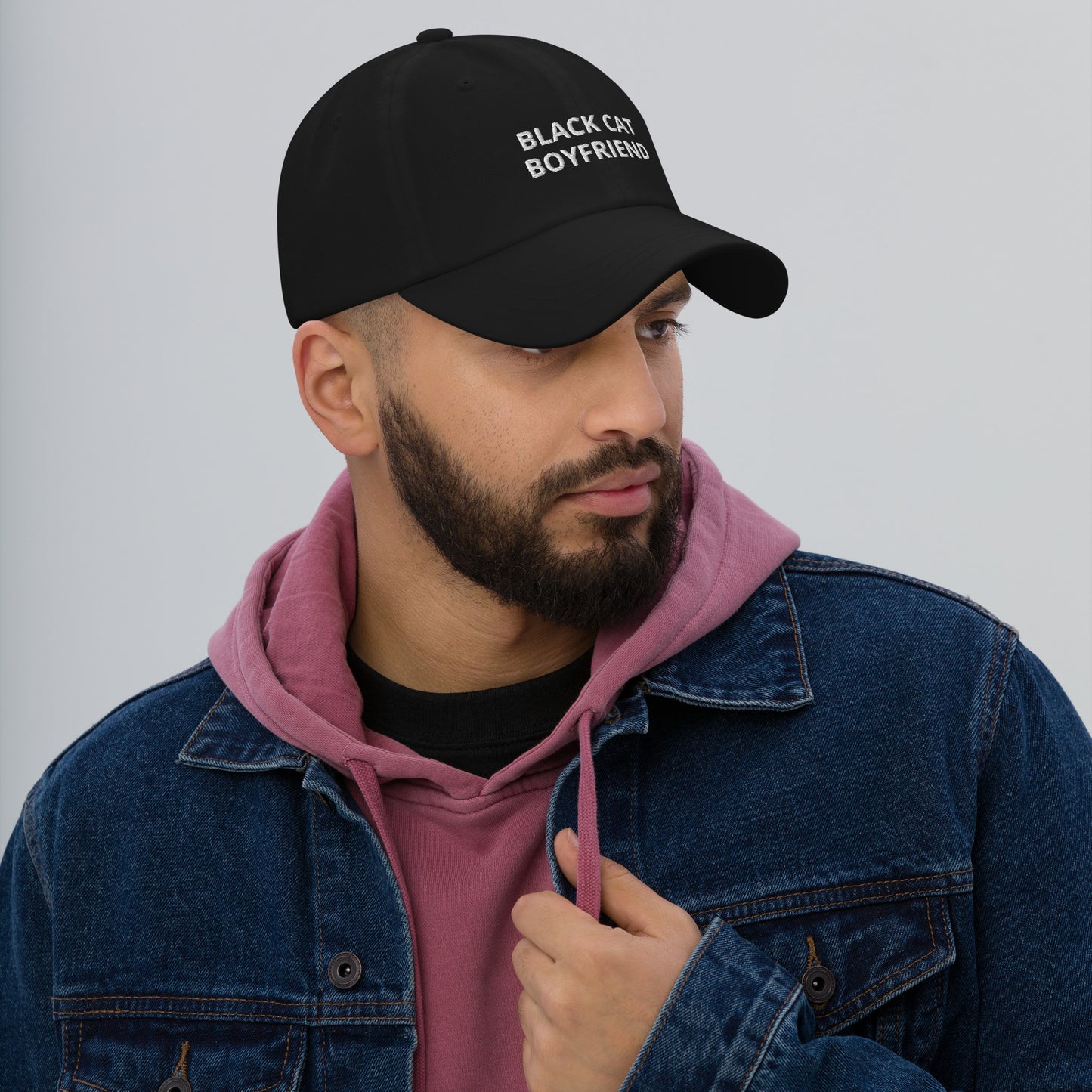 Black Cat Boyfriend Baseball Cap