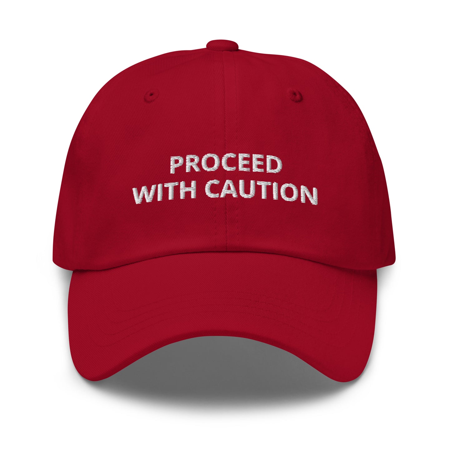 Proceed With Caution Baseball Cap