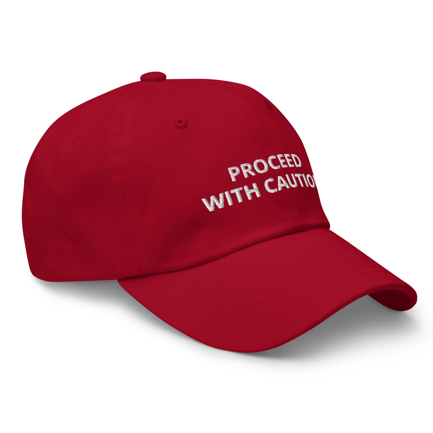 Proceed With Caution Baseball Cap