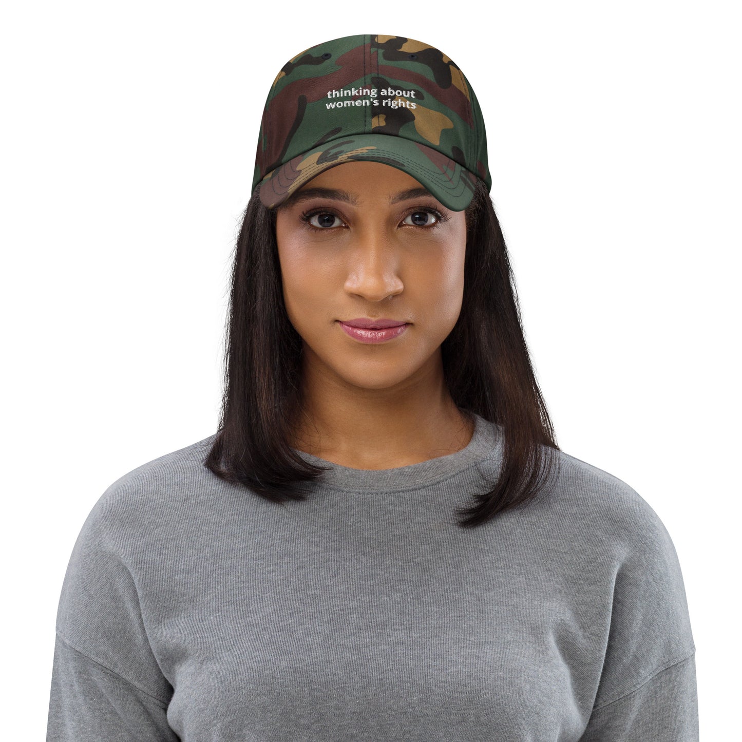 Thinking About Women's Rights Baseball Cap