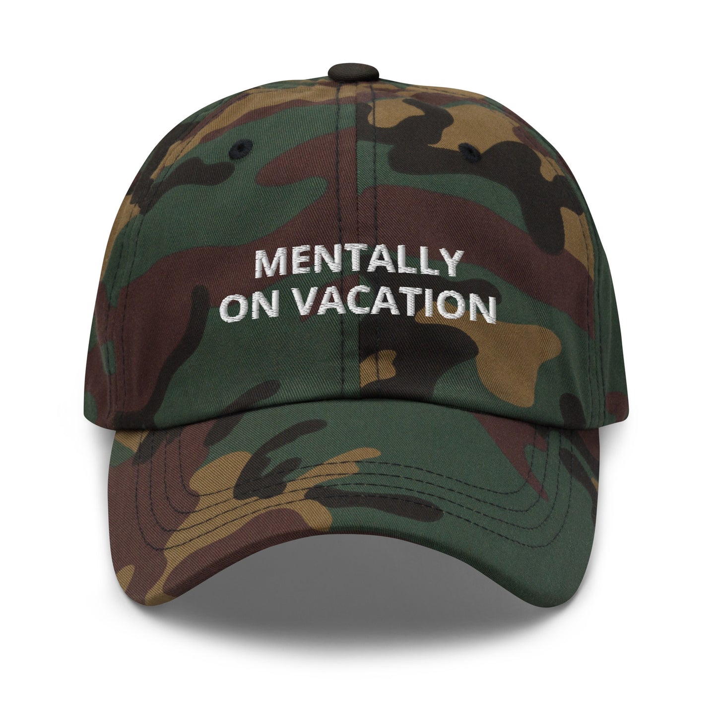 Mentally On Vacation Baseball Cap