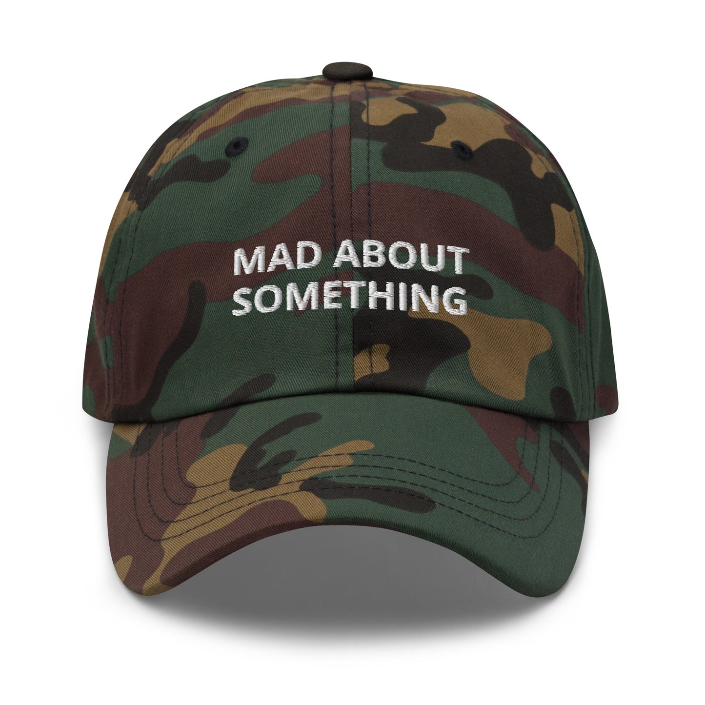 Mad About Something Baseball Cap