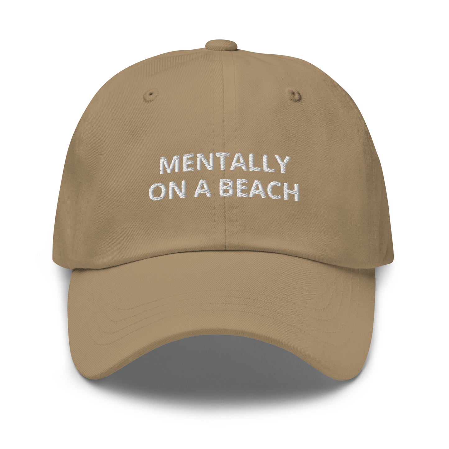 Mentally On A Beach Baseball Cap