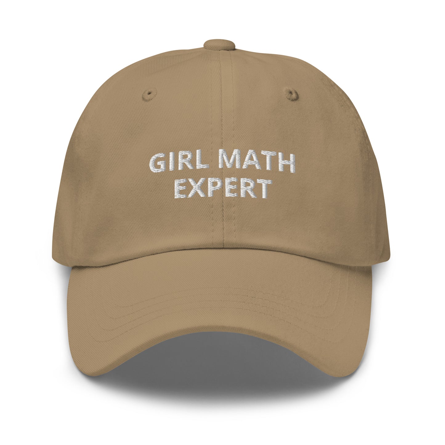 Girl Math Expert Baseball Cap