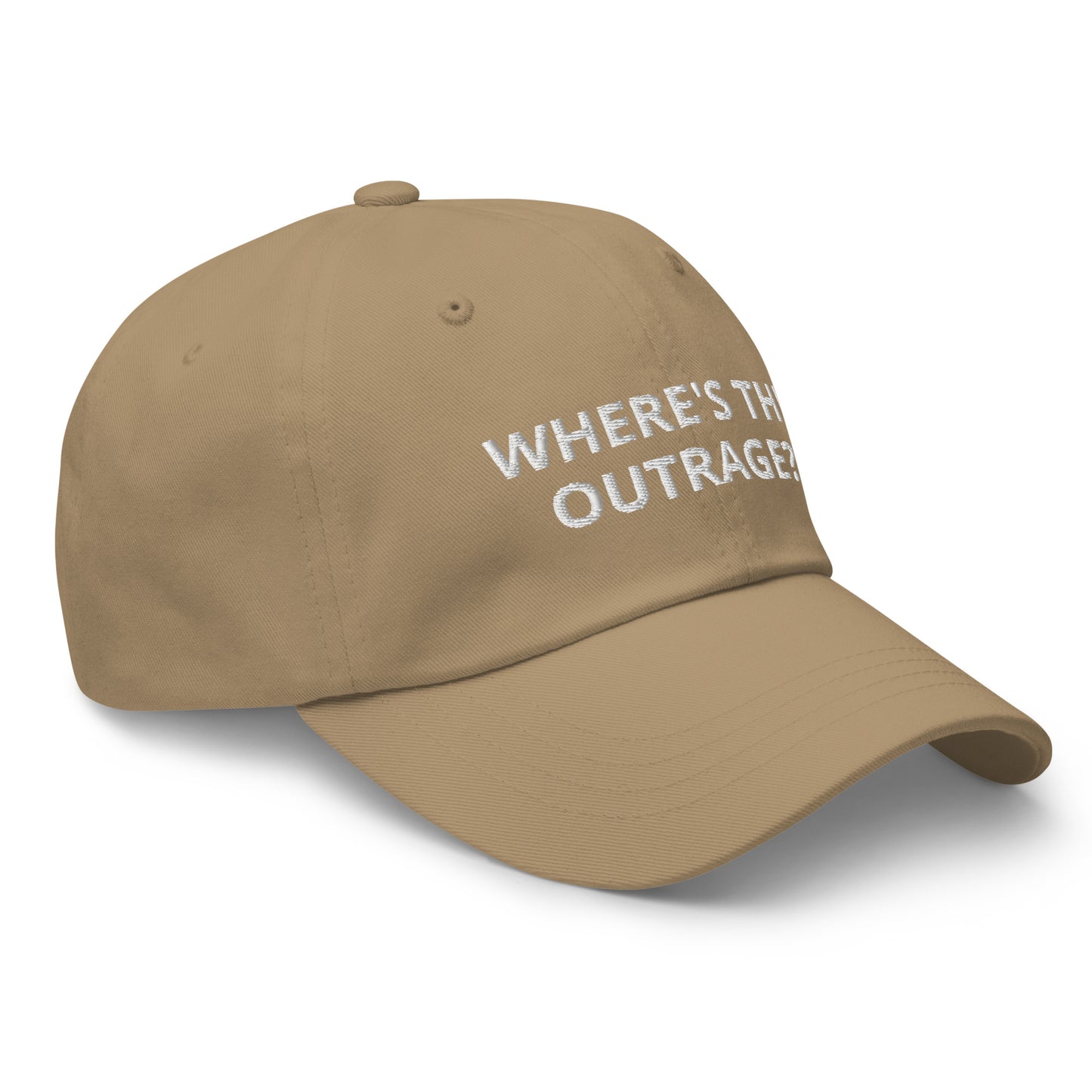 Where's The Outrage Baseball Cap