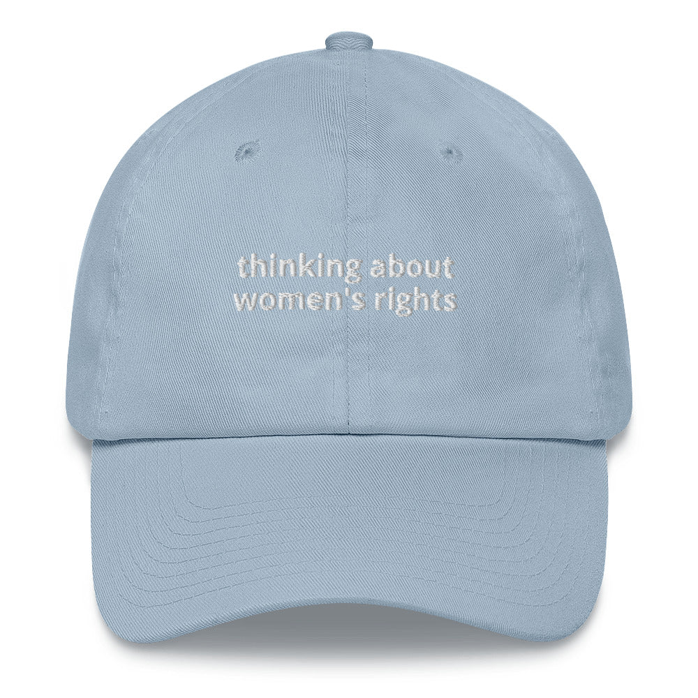 Thinking About Women's Rights Baseball Cap