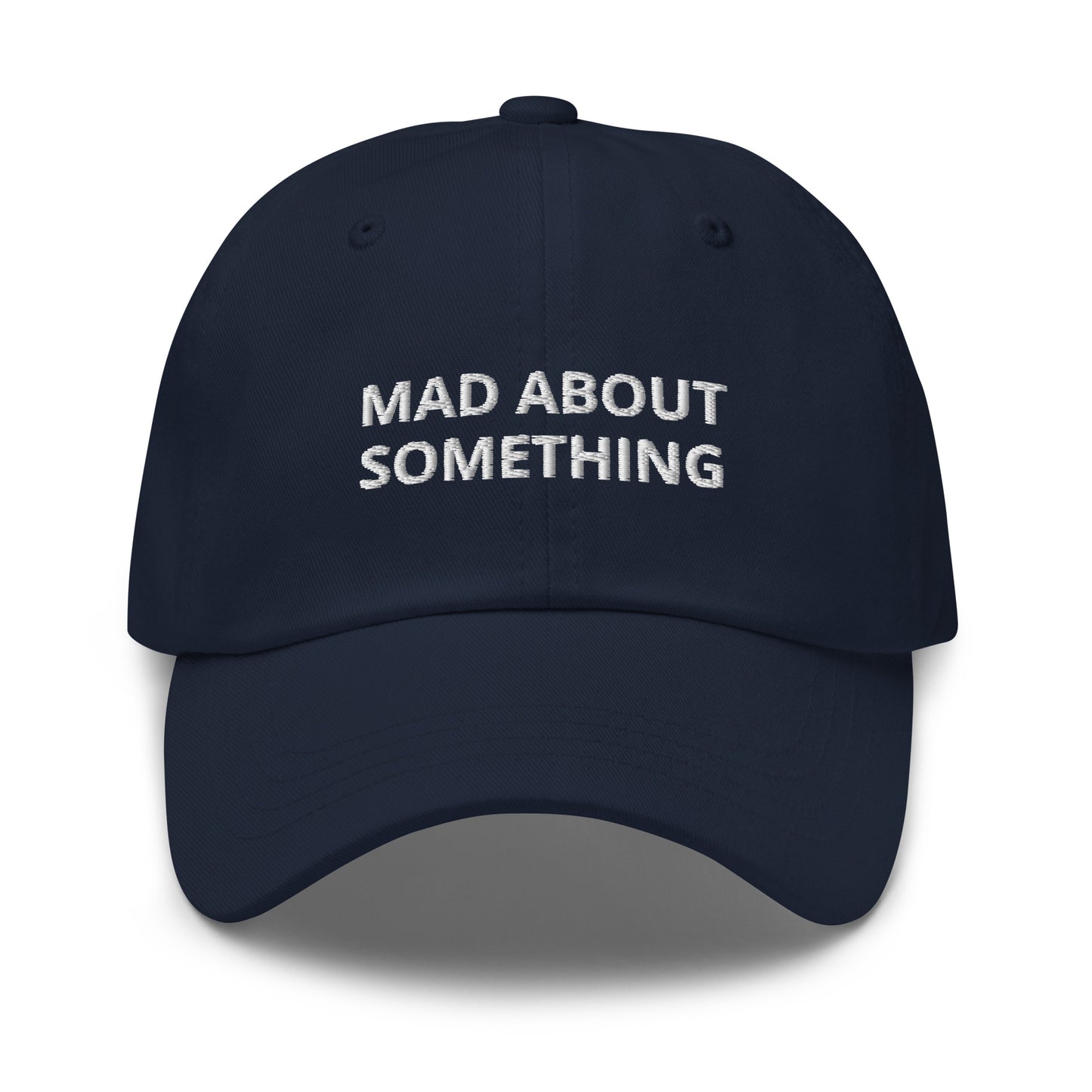 Mad About Something Baseball Cap