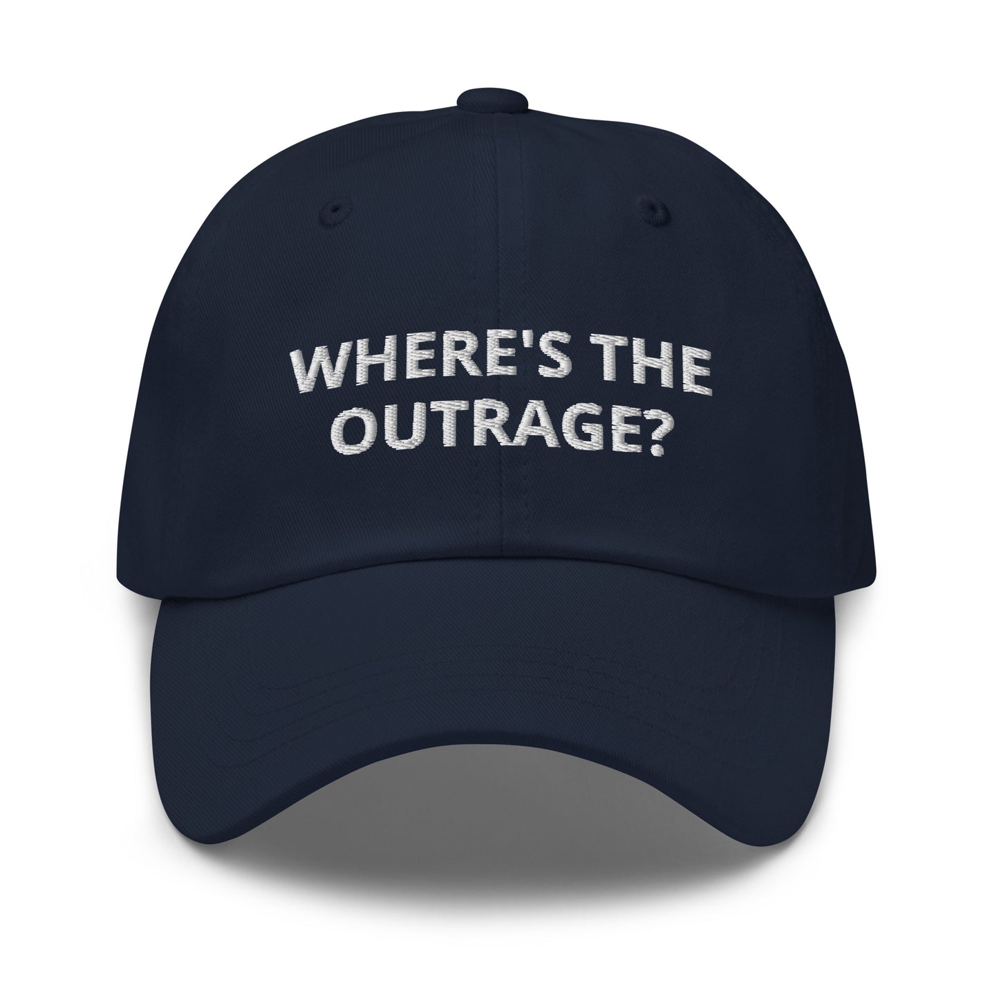 Where's The Outrage Baseball Cap