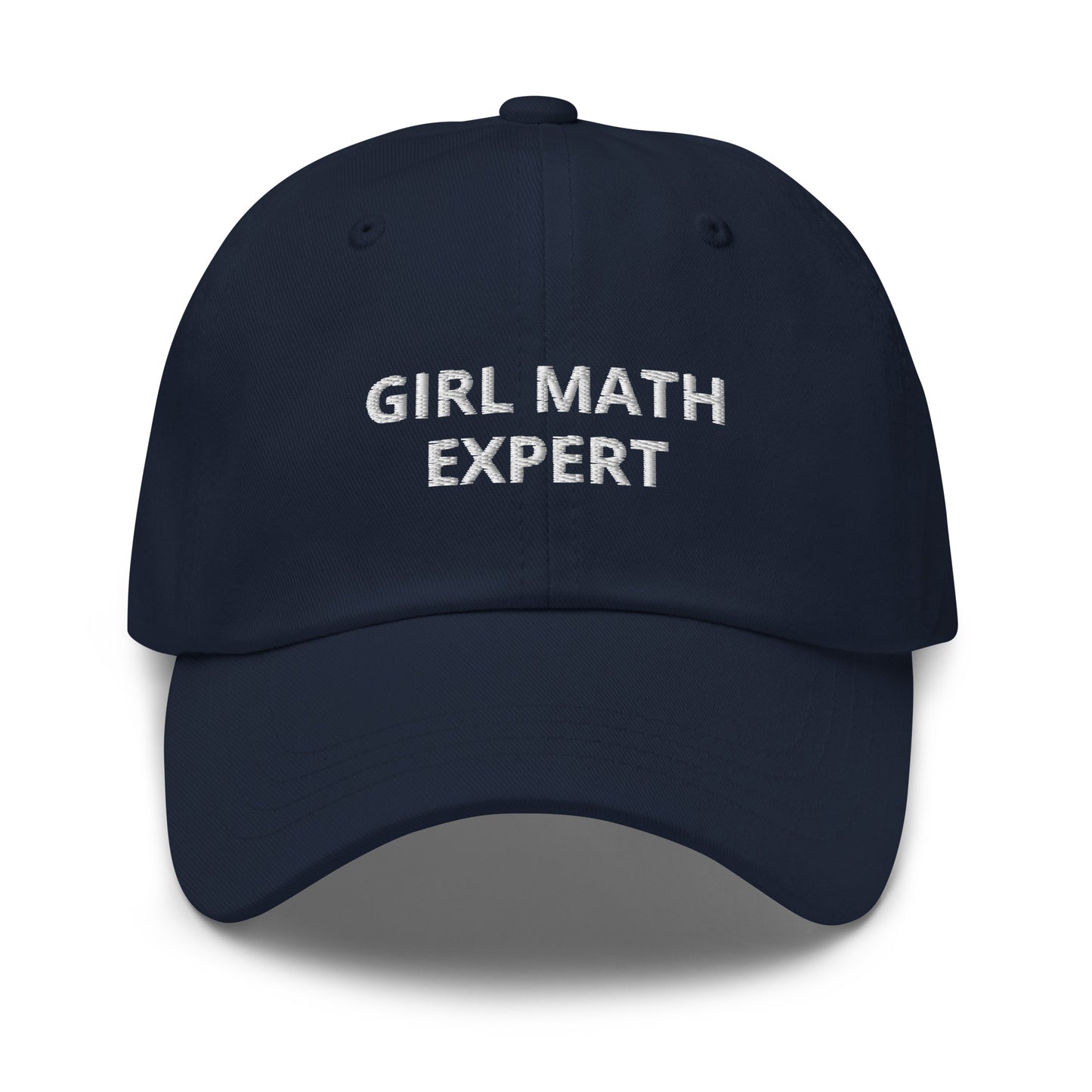 Girl Math Expert Baseball Cap