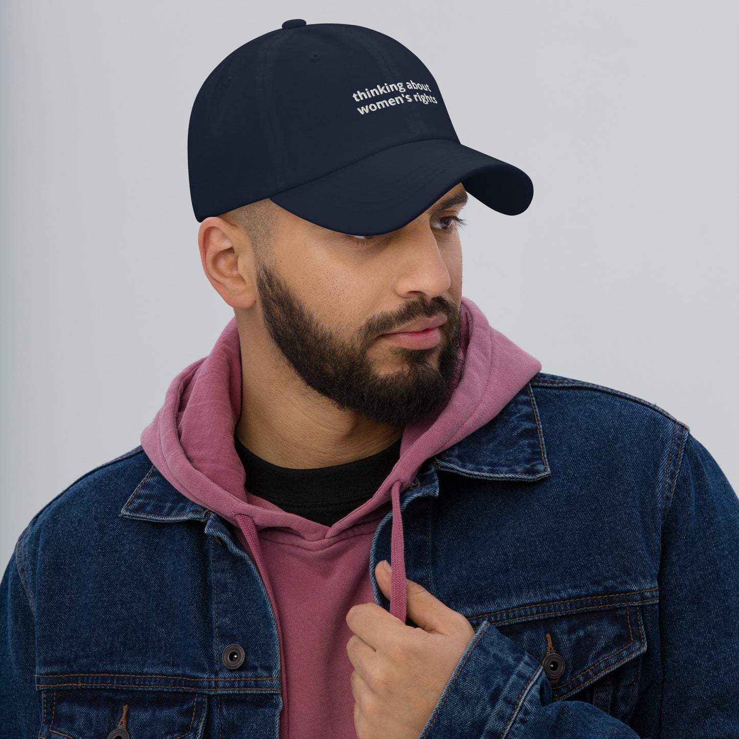 Thinking About Women's Rights Baseball Cap