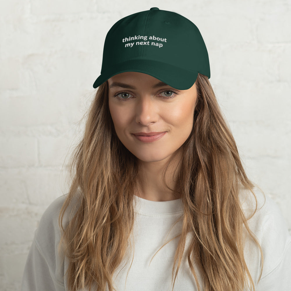 Thinking About My Next Nap Baseball Cap