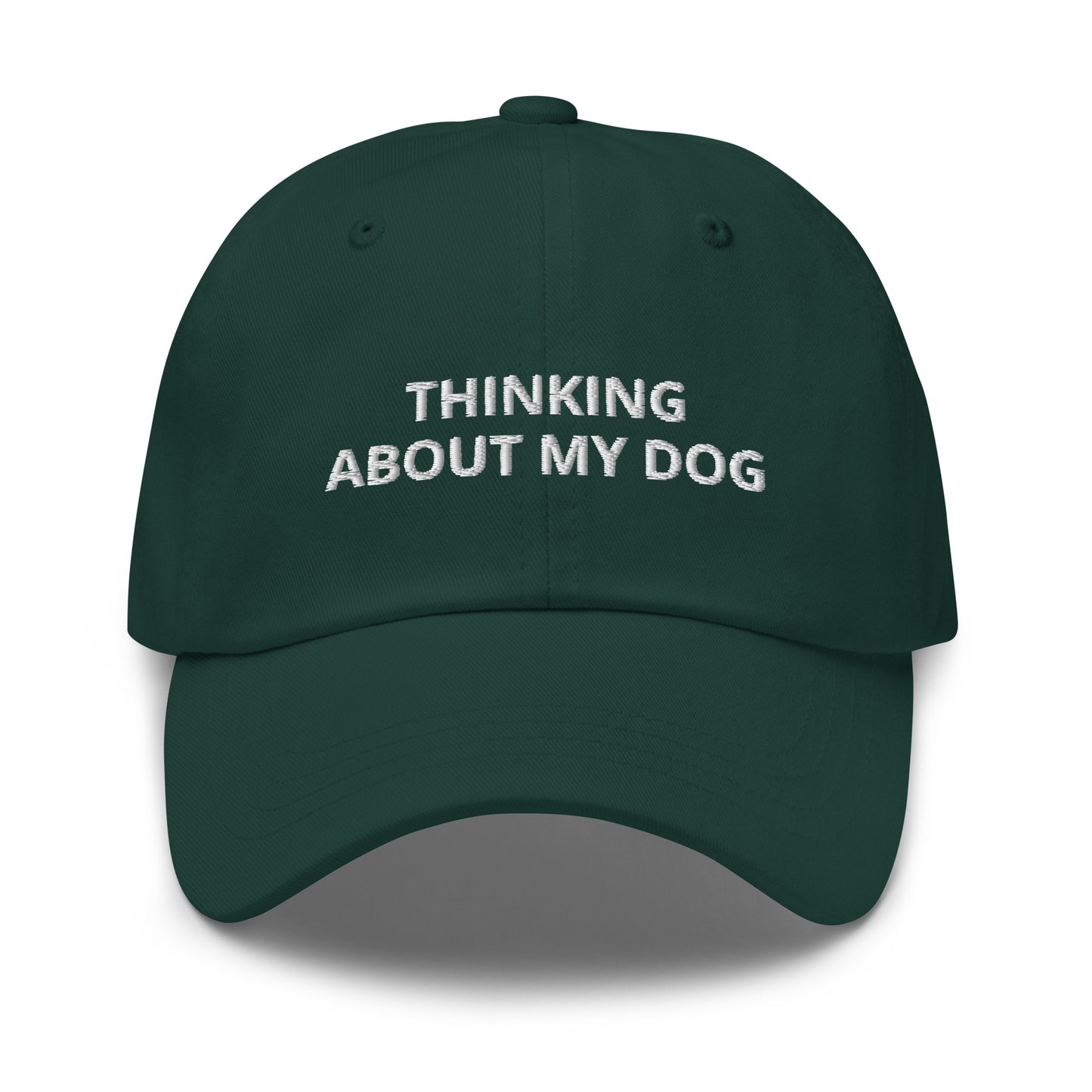 Thinking About My Dog Baseball Cap