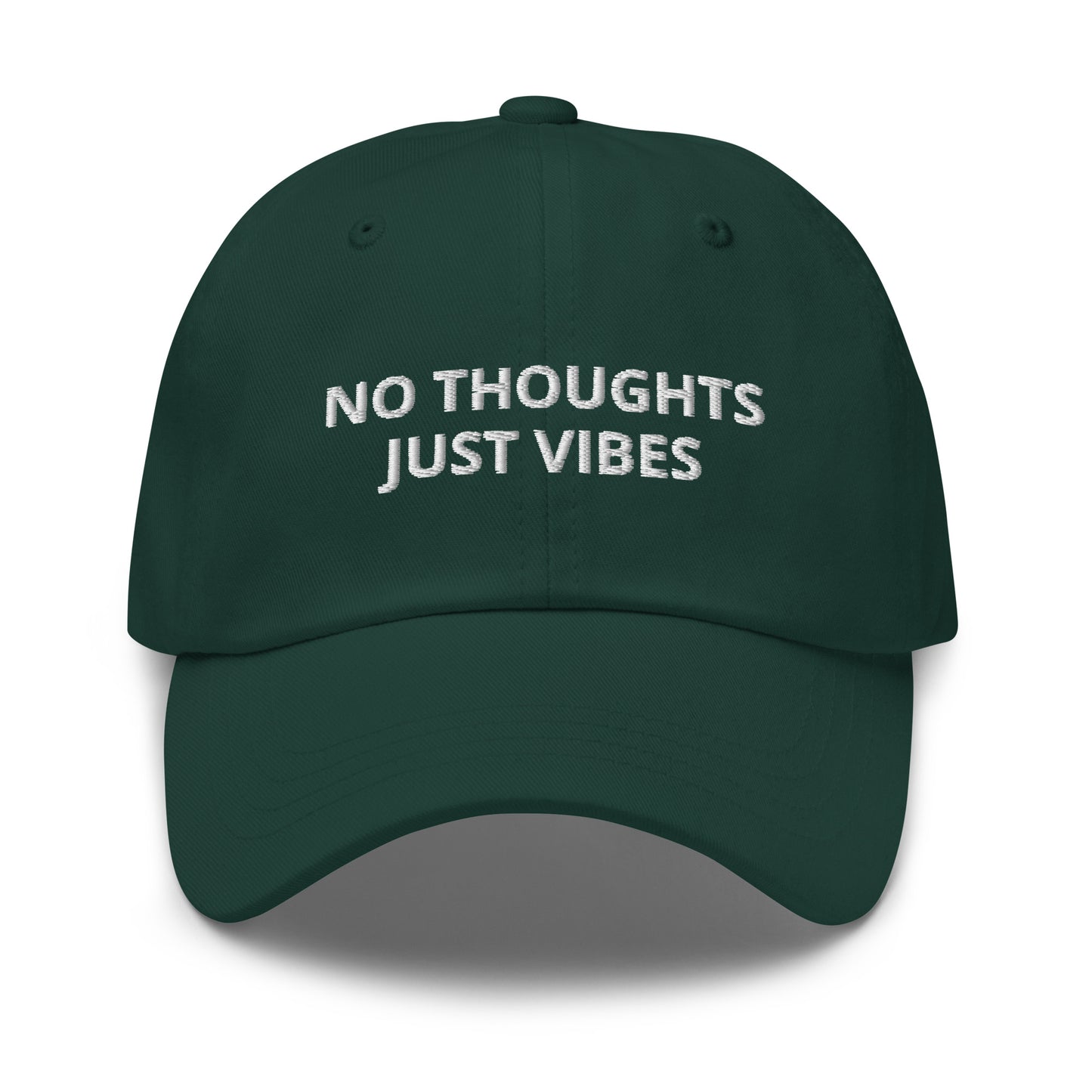 No Thoughts Just Vibes Baseball Cap