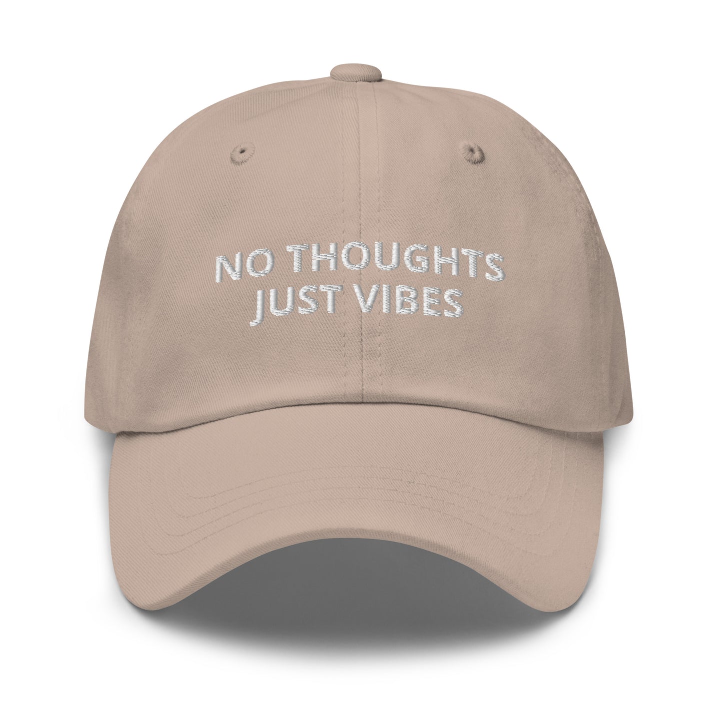 No Thoughts Just Vibes Baseball Cap