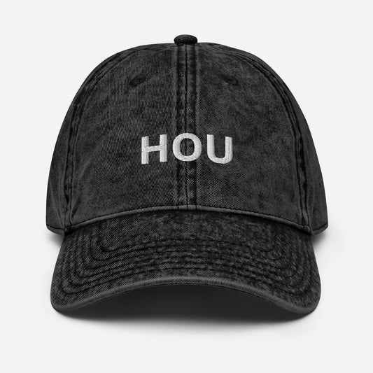 HOU Vintage Cotton Twill Cap