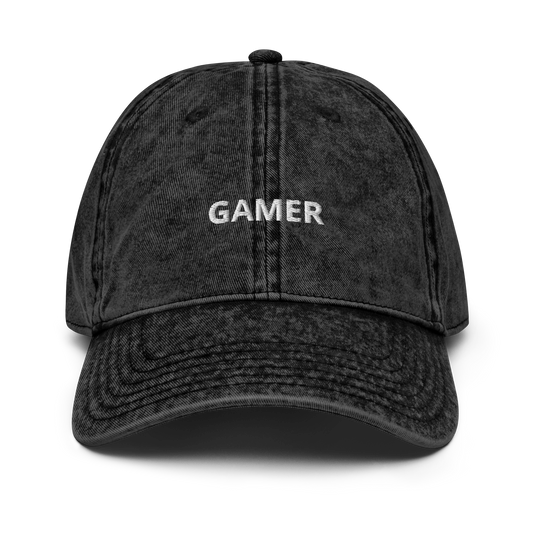 Gamer Vintage Cotton Twill Cap