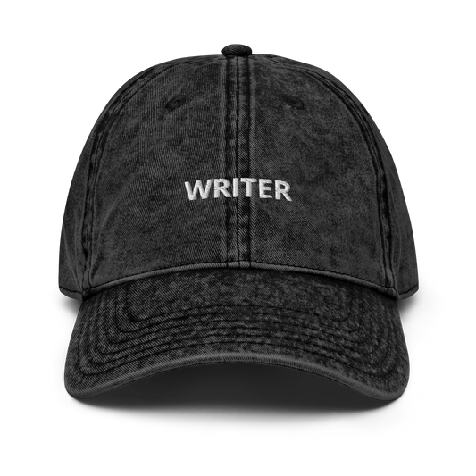 Writer Vintage Cotton Twill Cap