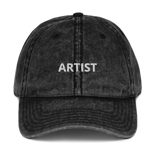 Artist Vintage Cotton Twill Cap