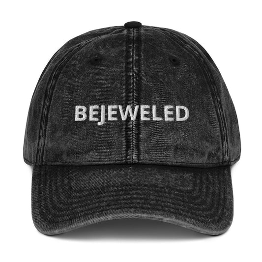 Bejeweled Vintage Cotton Twill Cap