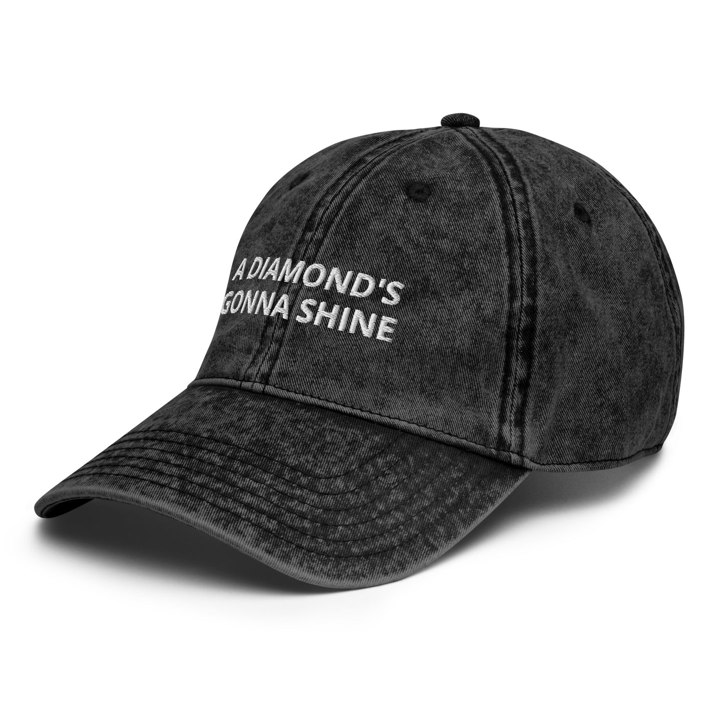 A Diamond's Gonna Shine Vintage Cotton Twill Cap