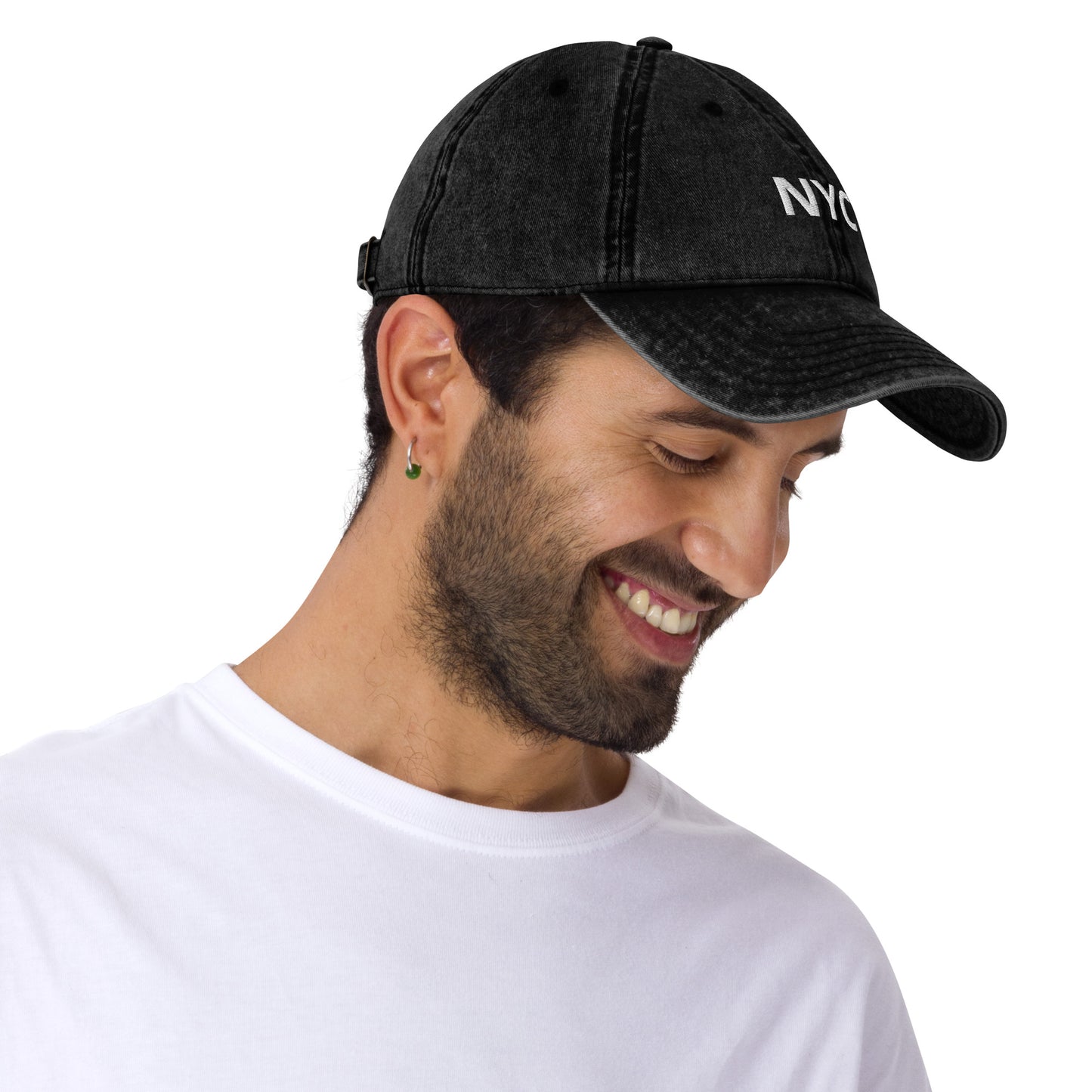 NYC Vintage Cotton Twill Cap