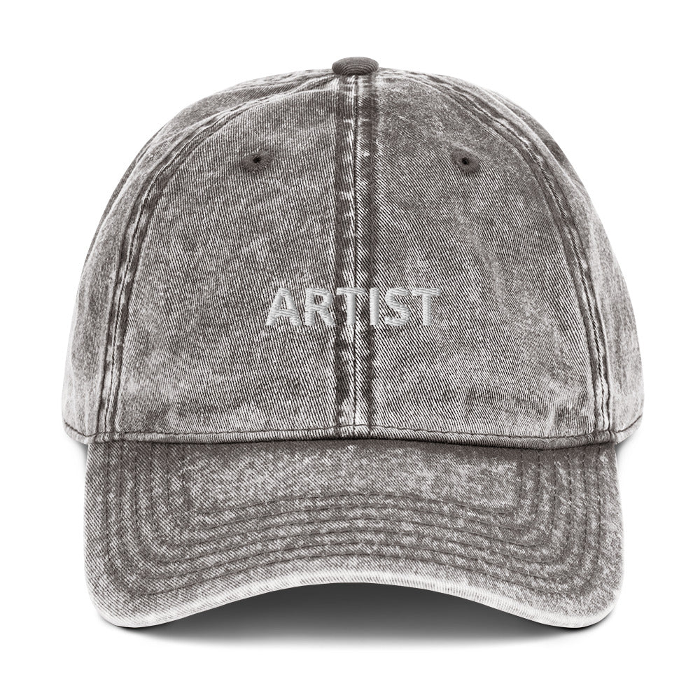 Artist Vintage Cotton Twill Cap