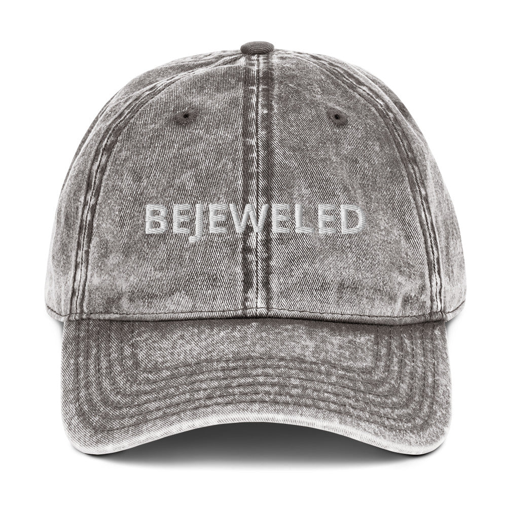 Bejeweled Vintage Cotton Twill Cap