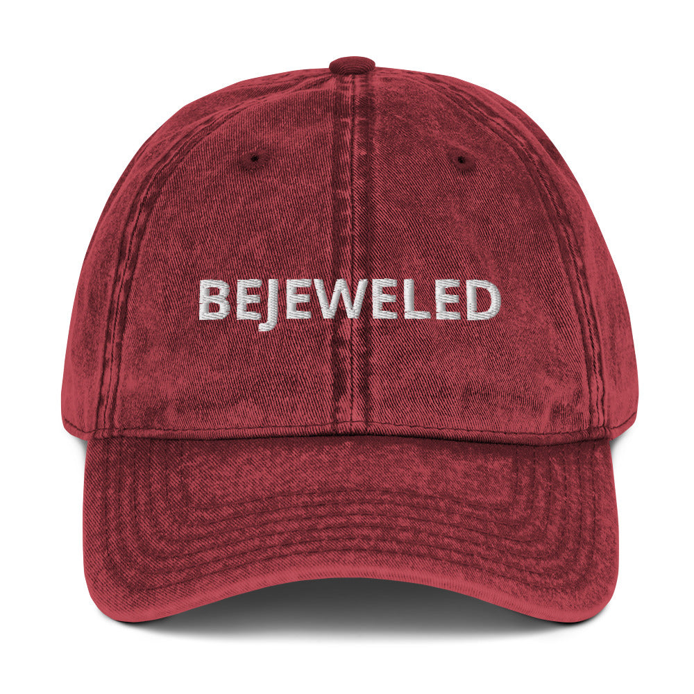 Bejeweled Vintage Cotton Twill Cap