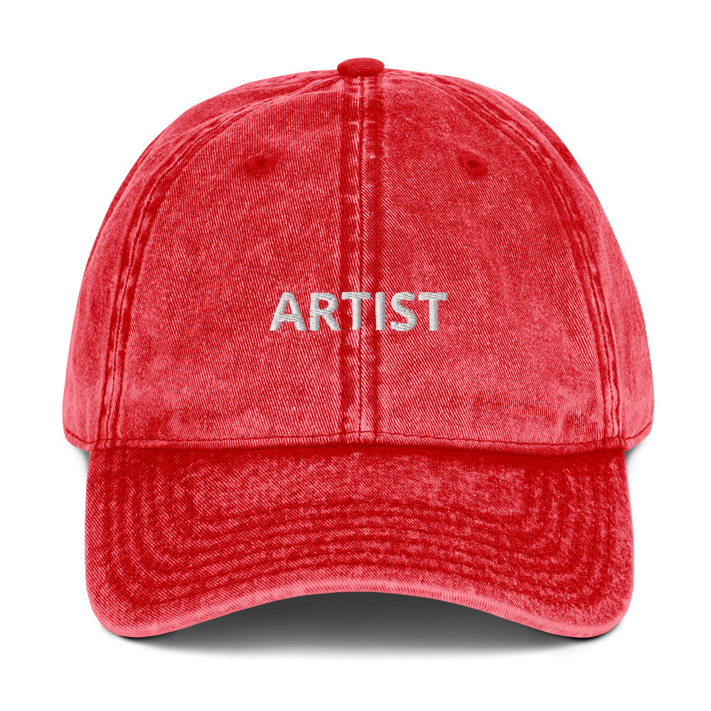 Artist Vintage Cotton Twill Cap