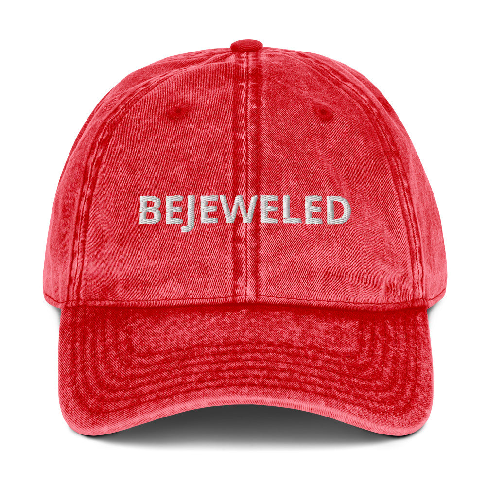 Bejeweled Vintage Cotton Twill Cap